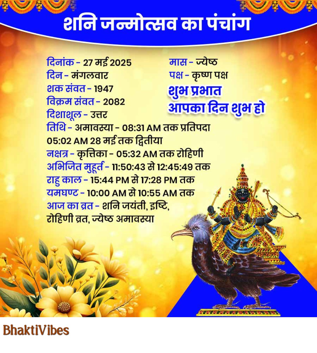 Daily Panchang - 27-05-2025